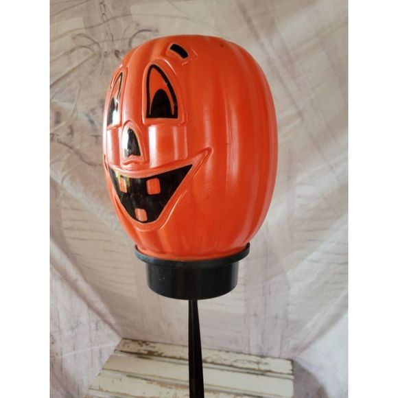 Pumpkin blow mold cover pathway Halloween decor light up - Picture 2 of 10
